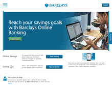 Tablet Screenshot of banking.barclaysus.com